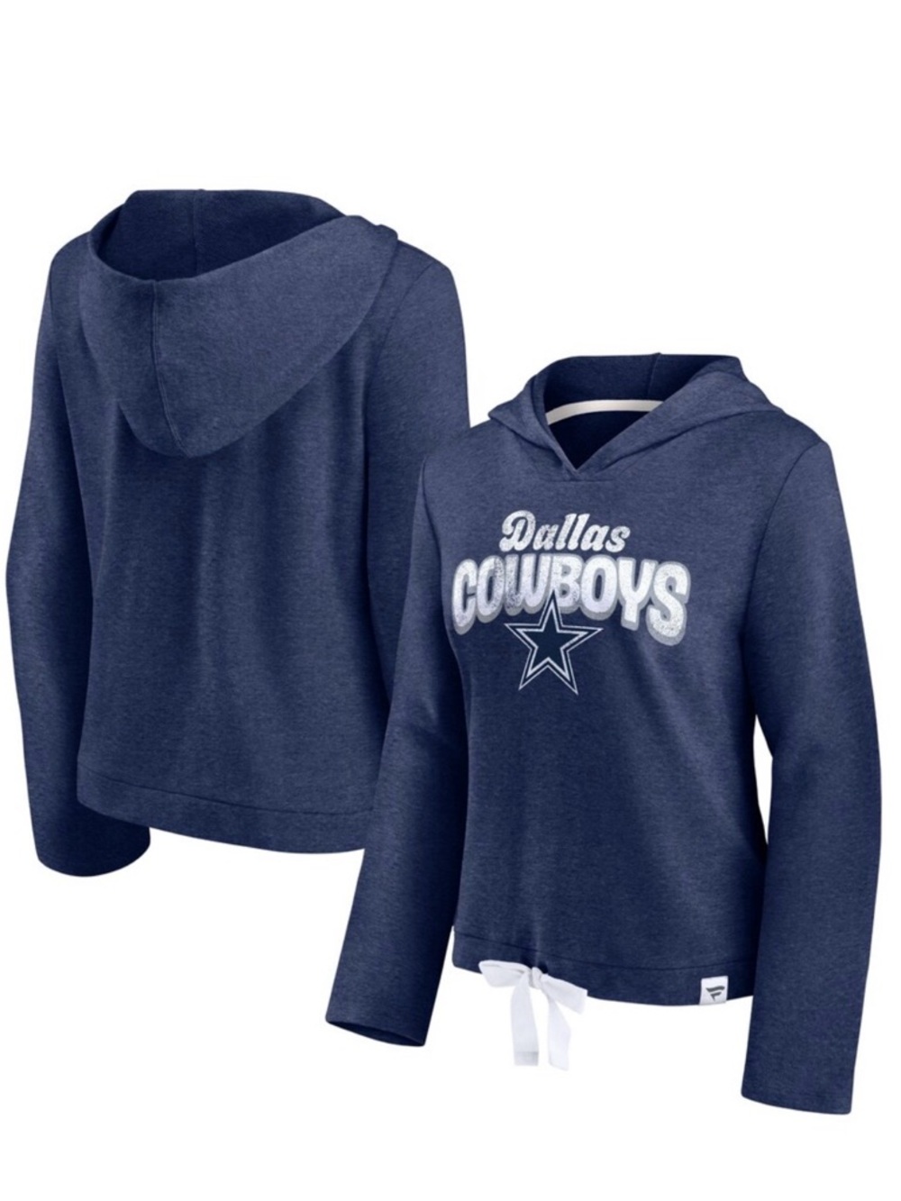 Dallas Cowboys Hoodie Women's XXL NWT Fanatics NFL Blue Pullover - Picture 3 of 6